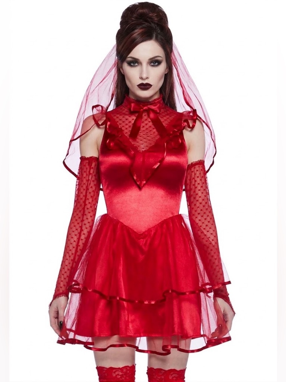 Trick N Treatz Bride of Beetle Lydia Deetz Costume Size XS